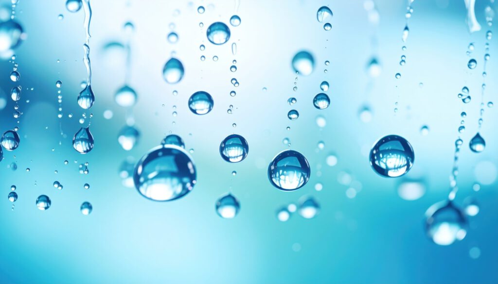 Wassertropfen KI generiert